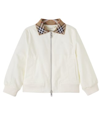Burberry Check cotton twill jacket | Burberry Kids