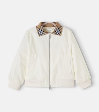 Burberry Check cotton twill jacket | Burberry Kids