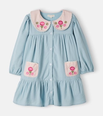 Ysee embroidered cotton and linen dress | Louise Misha