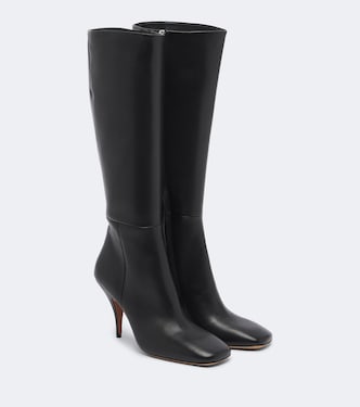 Credo leather knee-high boots | JUDE