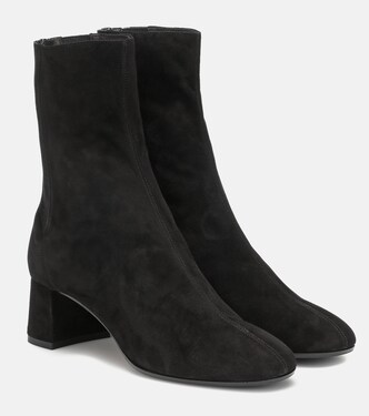 Saint Honore 50 suede ankle boots | Aquazzura