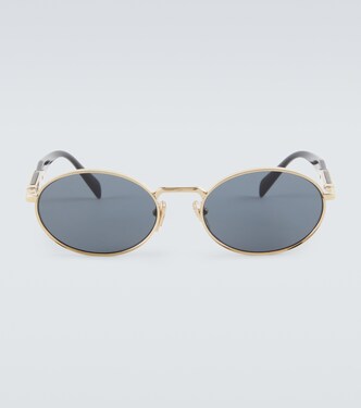 Logo oval sunglasses | Prada