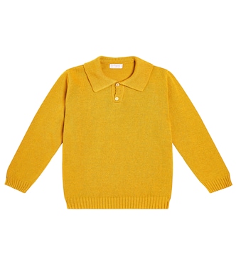 Brio wool-blend polo sweater | La Coqueta