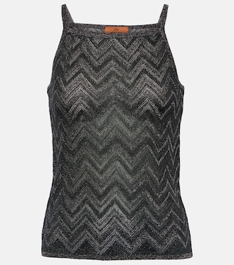 Zig Zag metallic top | Missoni