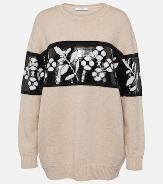 Pull en jacquard de laine et cachemire | Max Mara