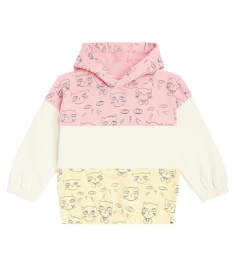 Cathlethes cotton jersey hoodie | Mini Rodini