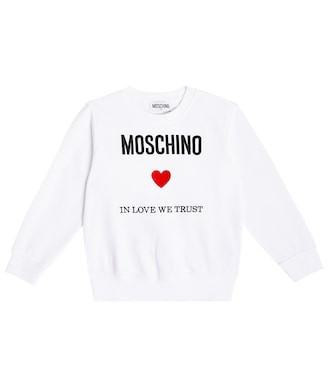 Printed cotton jersey sweatshirt | Moschino Kids