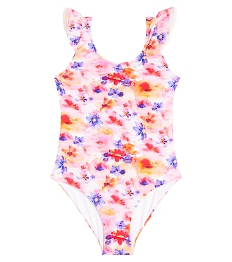 Ruffled floral swimsuit | Il Gufo