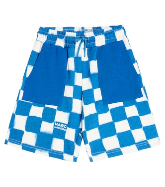 Checked cotton Bermuda shorts | Marc Jacobs Kids
