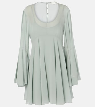 Silk chiffon minidress | Chloé