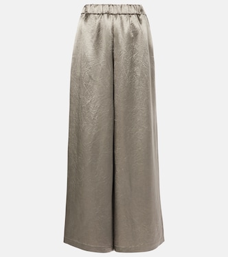 Pantalon ample Accanto en satin | Max Mara