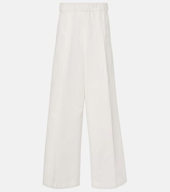 Weite High-Rise-Hose aus Baumwolle | Dries Van Noten