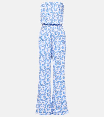 Mono bandeau Naomi de algodón fruncido | Melissa Odabash