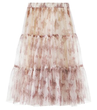Mary Jane toile de jouy tulle skirt | C'era Una Volta