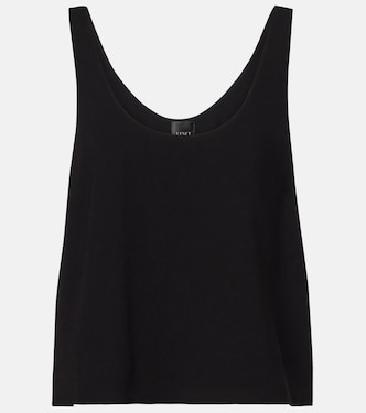 Ari cropped crêpe tank top | Leset