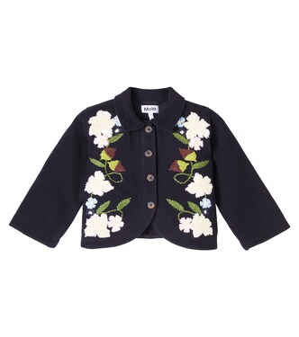 Harmoney floral wool-blend jacket | Molo
