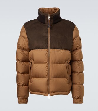Daunenjacke Cheverny mit Veloursleder | Moncler