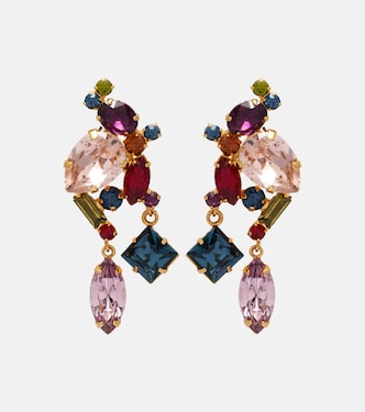 Ambra crystal-embellished drop earrings | Jennifer Behr