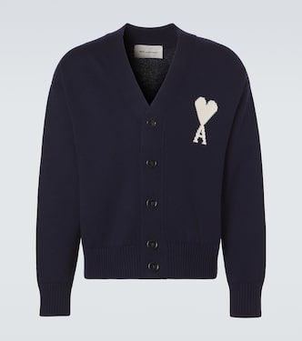 Ami De Cœur wool and cotton cardigan | Ami Paris