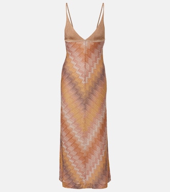 Lamé midi dress | Missoni
