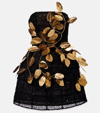 Embellished sequined cocktail dress | Oscar de la Renta