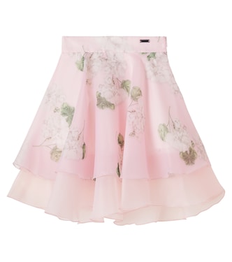 Floral organza skirt | Monnalisa