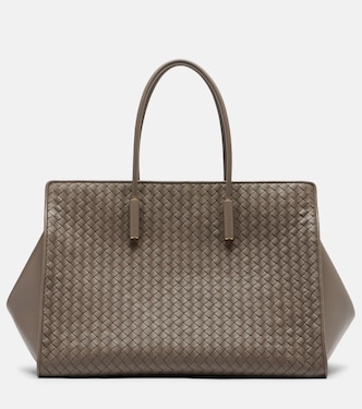 Barbara Medium leather top-handle bag | Bottega Veneta