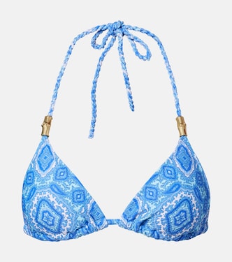 Mykonos printed bikini top | Heidi Klein
