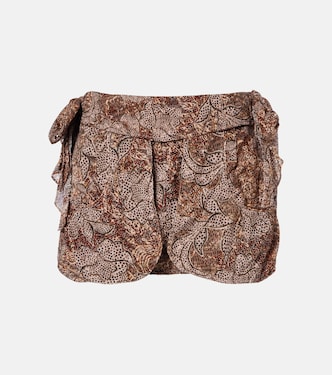 Coralie printed cotton miniskirt | Isabel Marant