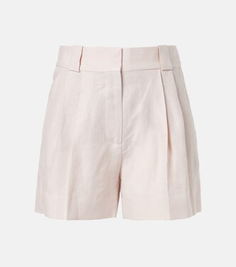 Selle pleated linen shorts | Blazé Milano