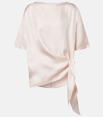Top Mano aus Seidensatin | Loulou de Saison