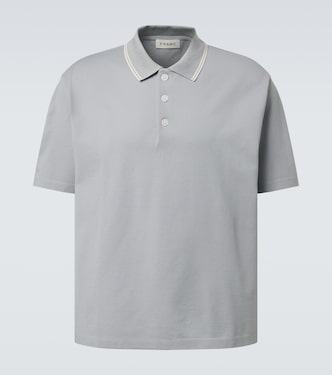 Cotton piqué polo shirt | Frame