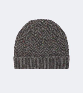 Porta herringbone cashmere beanie | Gabriela Hearst