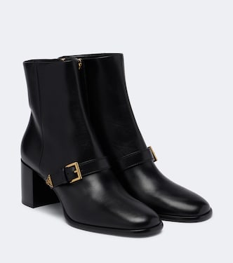 Leather ankle boots | Prada