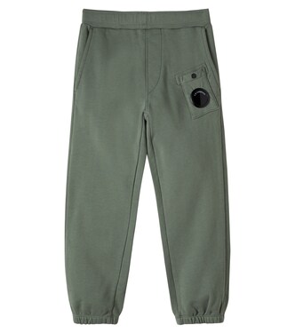 Lens cotton jersey sweatpants | C.P. Company Kids