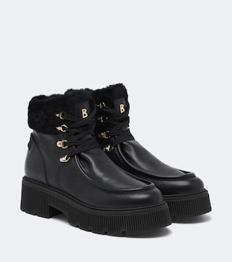 Turin leather lace-up boots | Bogner