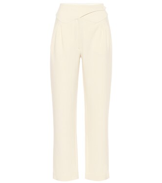 Pantalon Basque à taille haute en laine | Blazé Milano