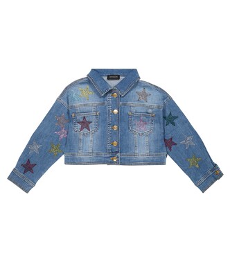 Veste en jean à ornements | Monnalisa