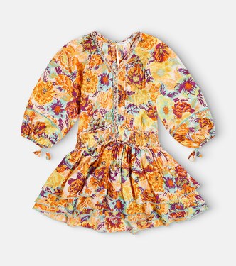 Robe Ariel à fleurs | Poupette St Barth Kids