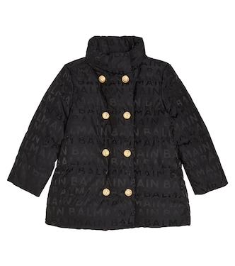 Logo down jacket | Balmain Kids