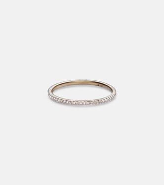 Ring aus 10kt Gelbgold mit Diamanten | Stone and Strand