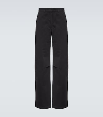 PM cotton twill wide-leg pants | Entire Studios