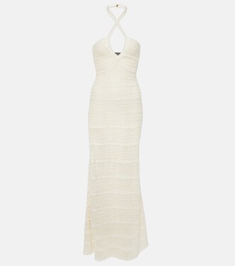 Robe longue en crochet | Tom Ford
