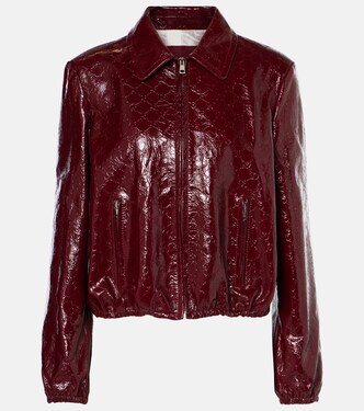 Leather bomber jacket | Gucci