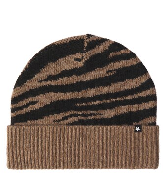 Kipp zebra-print wool-blend beanie | Molo