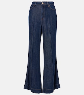 High-rise flared jeans | 7 For All Mankind