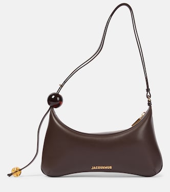Bisou Perle Large leather shoulder bag | Jacquemus