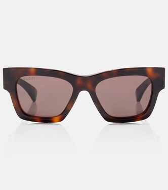 Lettering square sunglasses | Gucci