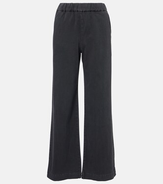 Pantalon droit Naya en coton mélangé | Velvet