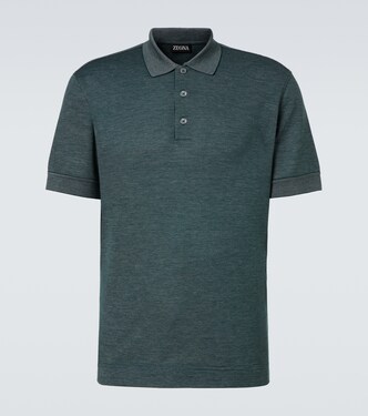 Polohemd aus Baumwolle und Seide | Zegna
